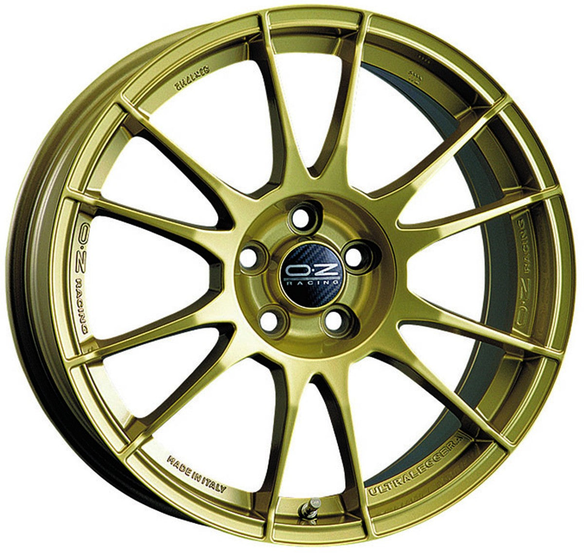 OZ Ultraleggera race gold Alufelge 8x18 Zoll ET48 LK 5x100 ML68