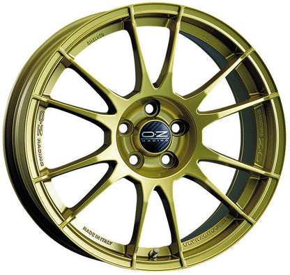 OZ Ultraleggera race gold Alufelge 8x18 Zoll ET48 LK 5x100 ML68