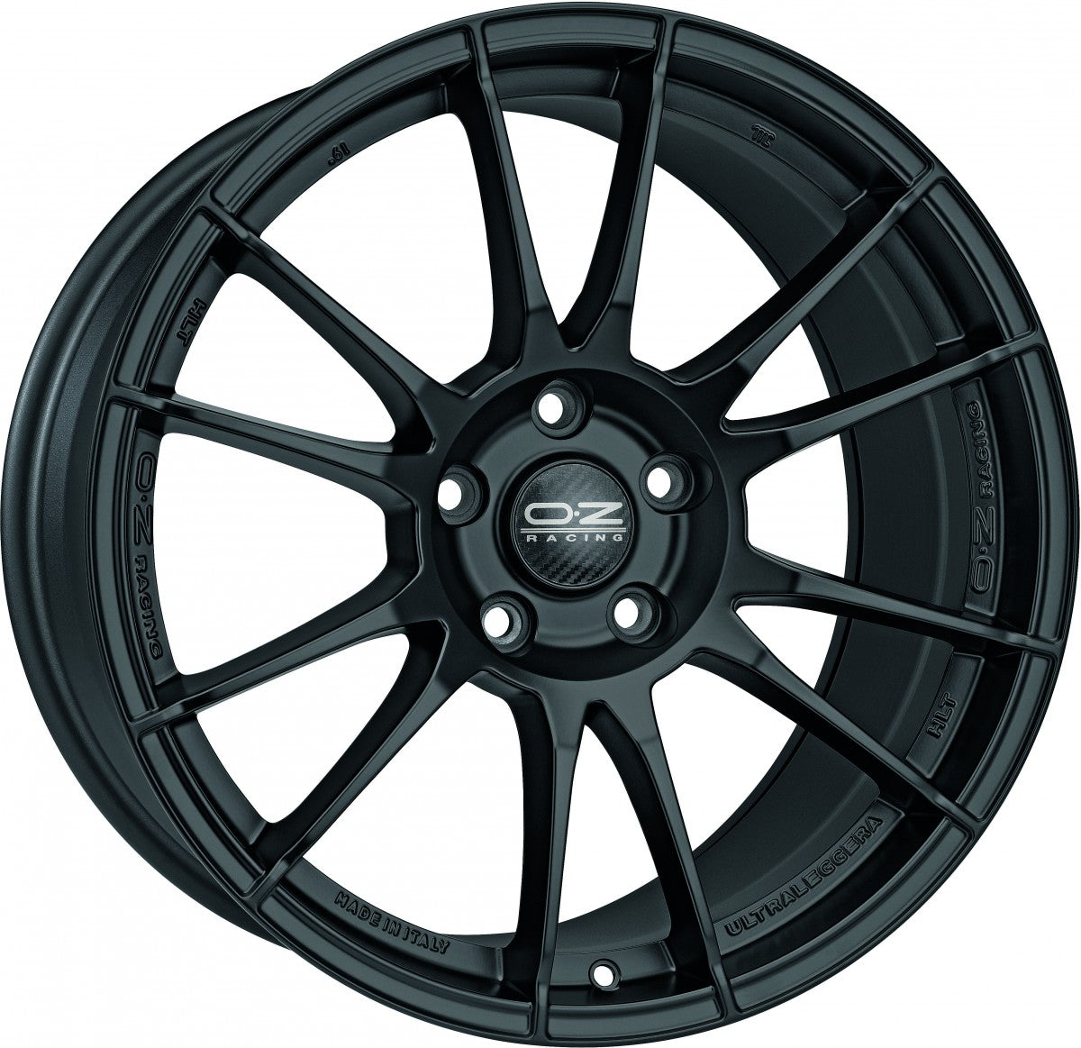 OZ Ultraleggera HLT schwarz matt Alufelge 8.5x19 Zoll ET38 LK 5x112 ML75