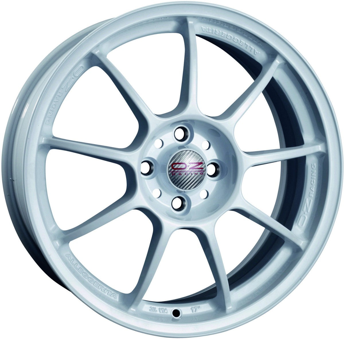 OZ Alleggerita HLT race white Alufelge 8.5x17 Zoll ET59 LK 5x114.3 ML75