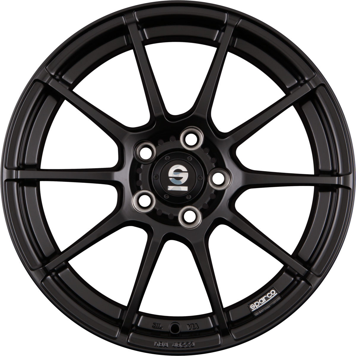Sparco Assetto Gara Matt Black Alufelge 7.5x17 Zoll ET35 LK 5x100 ML63.3