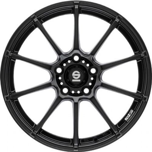 Sparco Assetto Gara matt black Alufelge 7.5x17 Zoll ET35 LK 5x112 ML73.1 – Bild 2