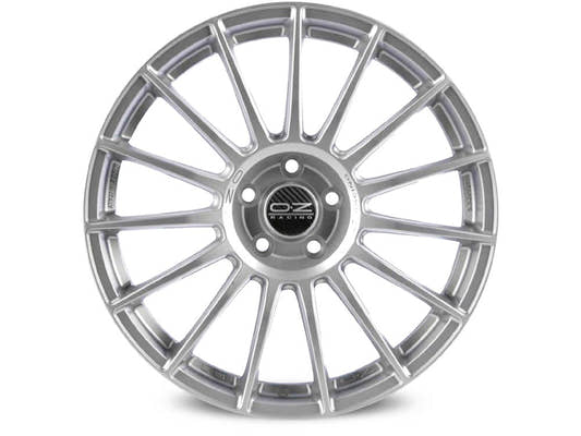 OZ Superturismo LM matt race silver Alufelge 7.5x17 Zoll ET35 LK 5x100 ML68 – Bild 2