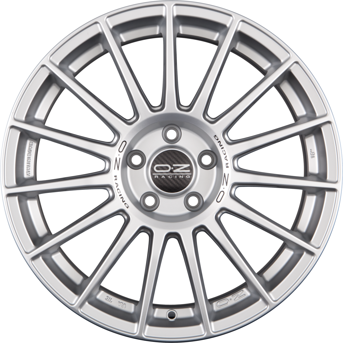 OZ Superturismo LM matt race silver Alufelge 7.5x17 Zoll ET40 LK 5x108 ML75 – Bild 3