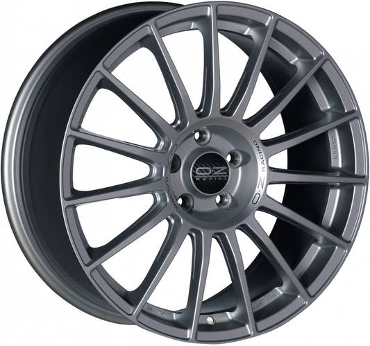 OZ Superturismo LM matt race silver Alufelge 7.5x17 Zoll ET40 LK 5x108 ML75