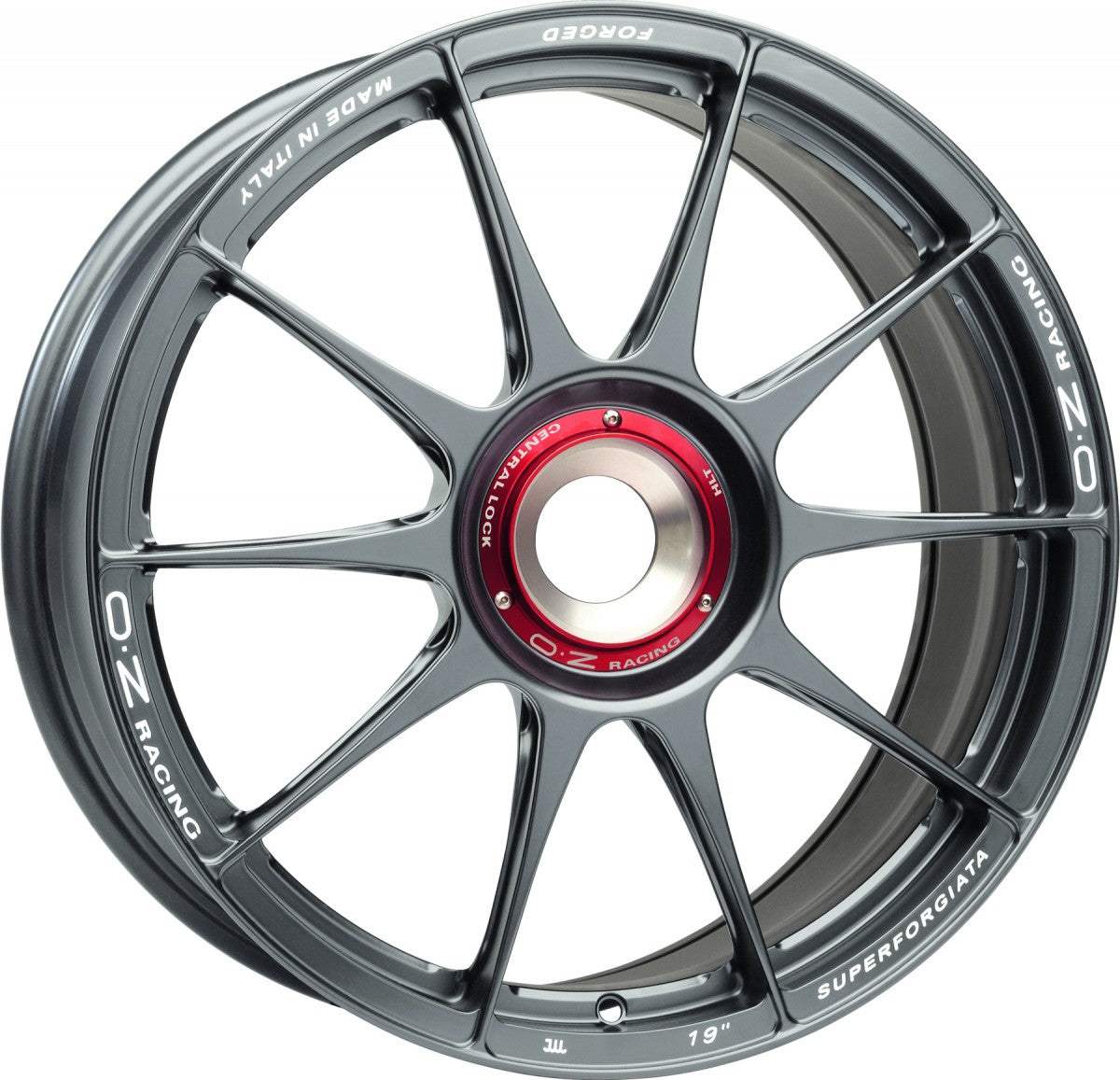 OZ Superforgiata CL grigio corsa Alufelge 12x19 Zoll ET63 LK 1x130 ML84