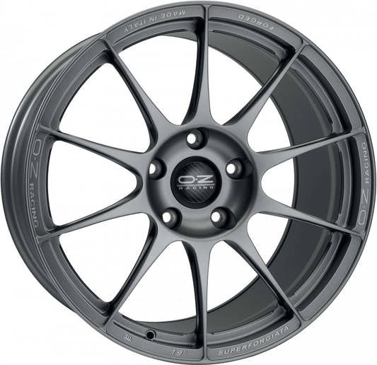 OZ Superforgiata grigio corsa Alufelge 12x19 Zoll ET68 LK 5x130 ML71.56