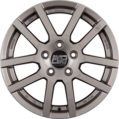 MSW 22 Grey Silver Alufelge 5.5x14 Zoll ET35 LK 4x100 ML63.3