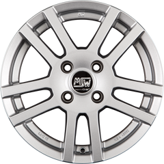 MSW 22 Full Silver Alufelge 6x15 Zoll ET38 LK 5x100 ML57.1