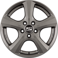 MSW 19 Grey Silver Alufelge 7x16 Zoll ET42 LK 5x112 ML57.1