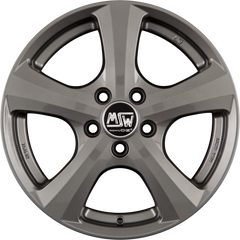 MSW 19 Grey Silver Alufelge 7x16 Zoll ET42 LK 5x112 ML57.1
