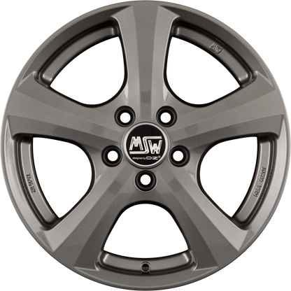 MSW 19 Grey Silver Alufelge 7x16 Zoll ET42 LK 5x112 ML57.1