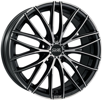 OZ Italia 150 matt dark graphite polished Alufelge 8x17 Zoll ET38 LK 5x110 ML75