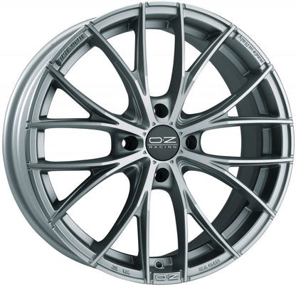 OZ Italia 150 matt race silver polished Alufelge 8x17 Zoll ET29 LK 5x120 ML79 – Bild 2