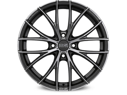 OZ Italia 150 matt dark graphite polished Alufelge 8x19 Zoll ET45 LK 5x120 ML79 – Bild 3
