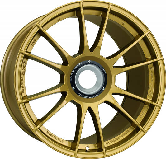 OZ Ultraleggera HLT CL race gold Alufelge 12x19 Zoll ET63 LK 1x130 ML84