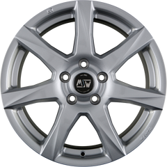 MSW 77 Full Silver Alufelge 7.5x17 Zoll ET43 LK 5x120 ML72.5