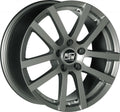 MSW 22 Grey Silver Alufelge 5.5x14 Zoll ET45 LK 4x100 ML63.3