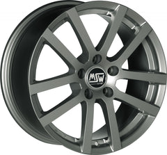 MSW 22 Grey Silver Alufelge 5.5x14 Zoll ET45 LK 4x100 ML63.3