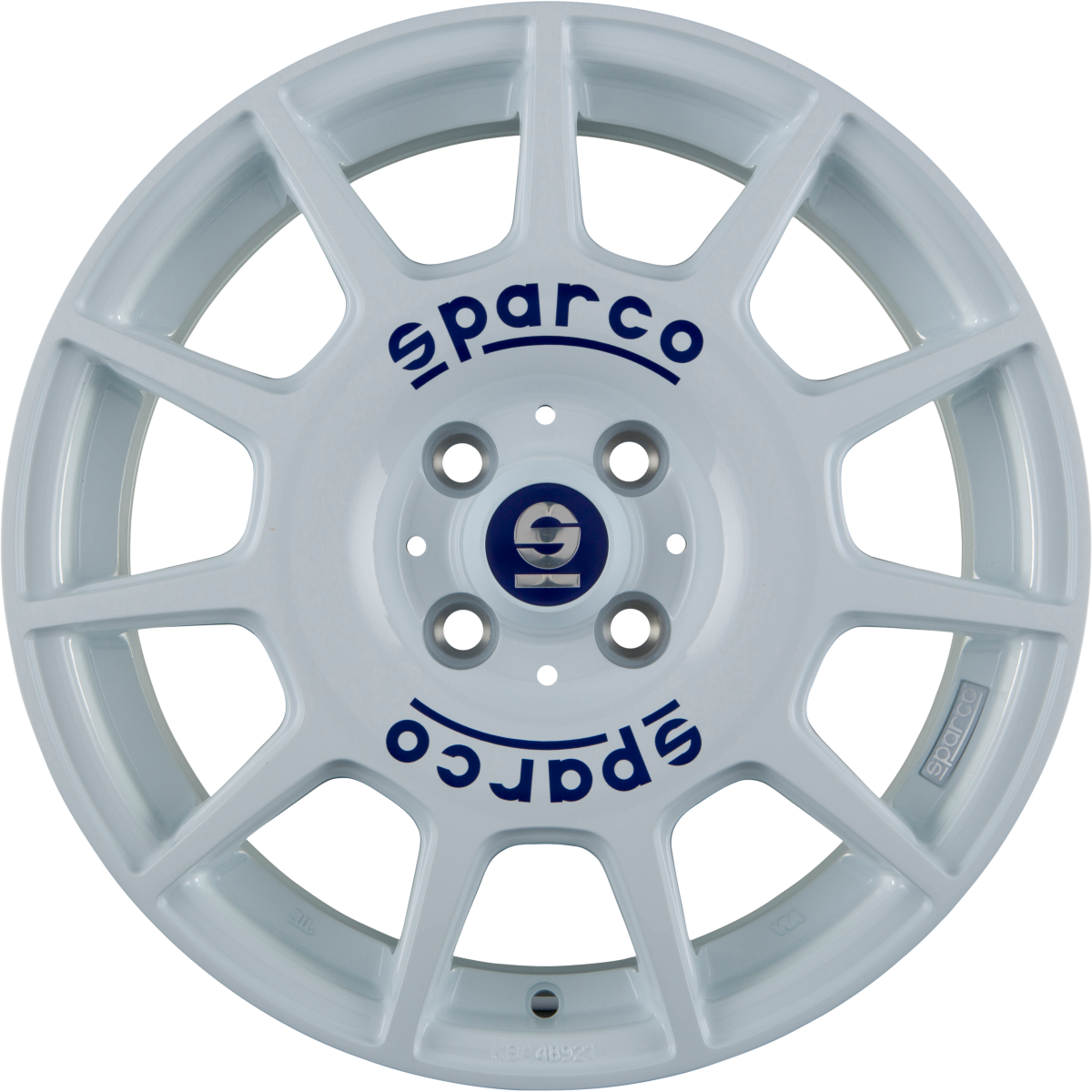 Sparco Terra White + Blue Lettering Alufelge 7.5x17 Zoll ET35 LK 5x100 ML63.3