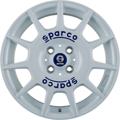 Sparco Terra White + Blue Lettering Alufelge 7.5x17 Zoll ET35 LK 5x100 ML63.3