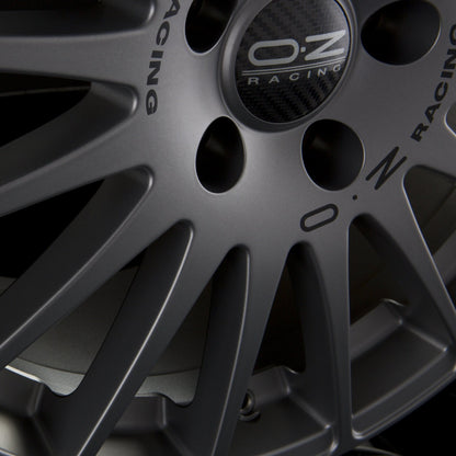 OZ Superturismo GT Grigio Corsa + Black Lettering Alufelge 6.5x15 Zoll ET43 LK 4x100 ML68 – Bild 4