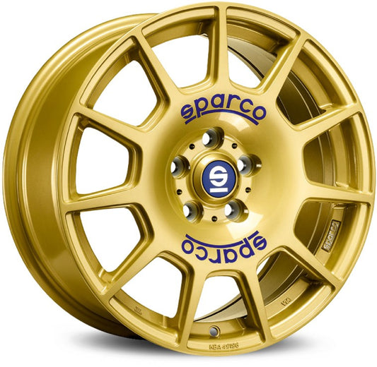 Sparco Terra race gold Alufelge 7.5x17 Zoll ET48 LK 5x100 ML63.3