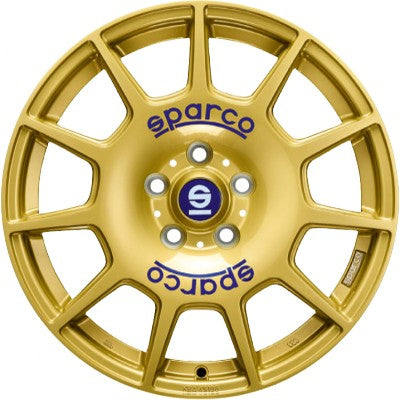Sparco Terra race gold Alufelge 7.5x17 Zoll ET48 LK 5x100 ML63.3 – Bild 2