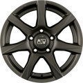 MSW 77 Matt Dark Grey Alufelge 7.5x17 Zoll ET35 LK 5x112 ML66.6