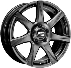 MSW 77 matt dark grey Alufelge 5x14 Zoll ET35 LK 5x100 ML57.06