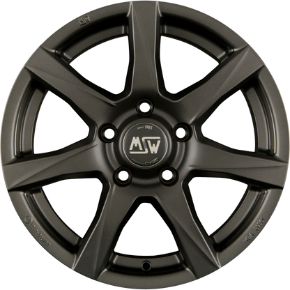 MSW 77 Matt Dark Grey Alufelge 7x16 Zoll ET48 LK 5x112 ML57.1