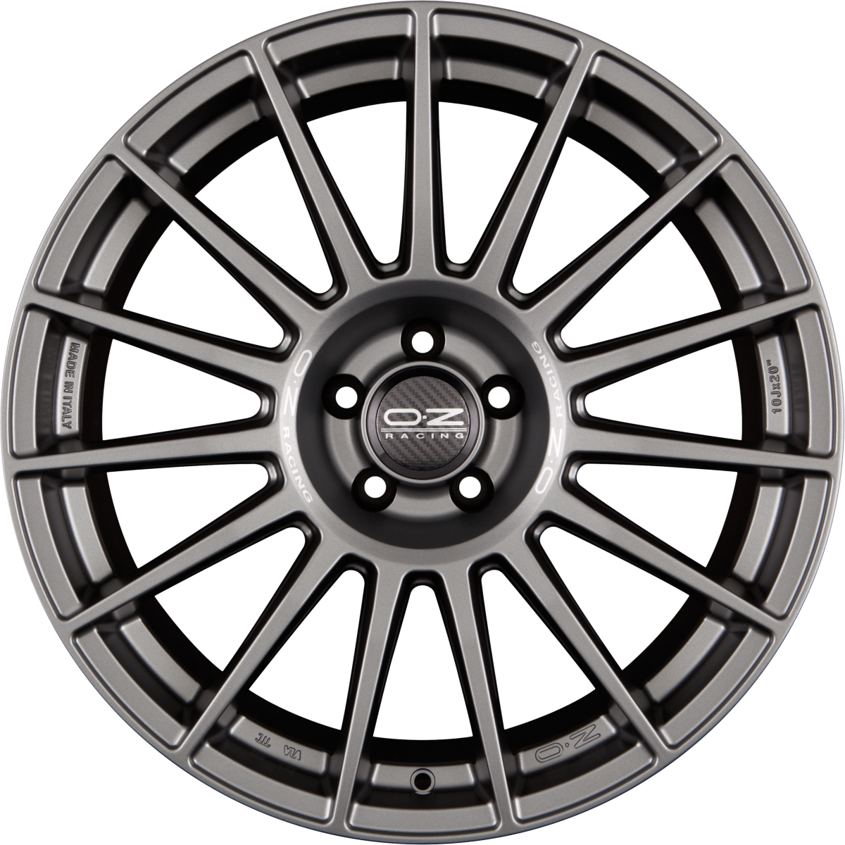 OZ Superturismo Dakar matt graphite Alufelge 9x21 Zoll ET25 LK 5x120 ML79 – Bild 4