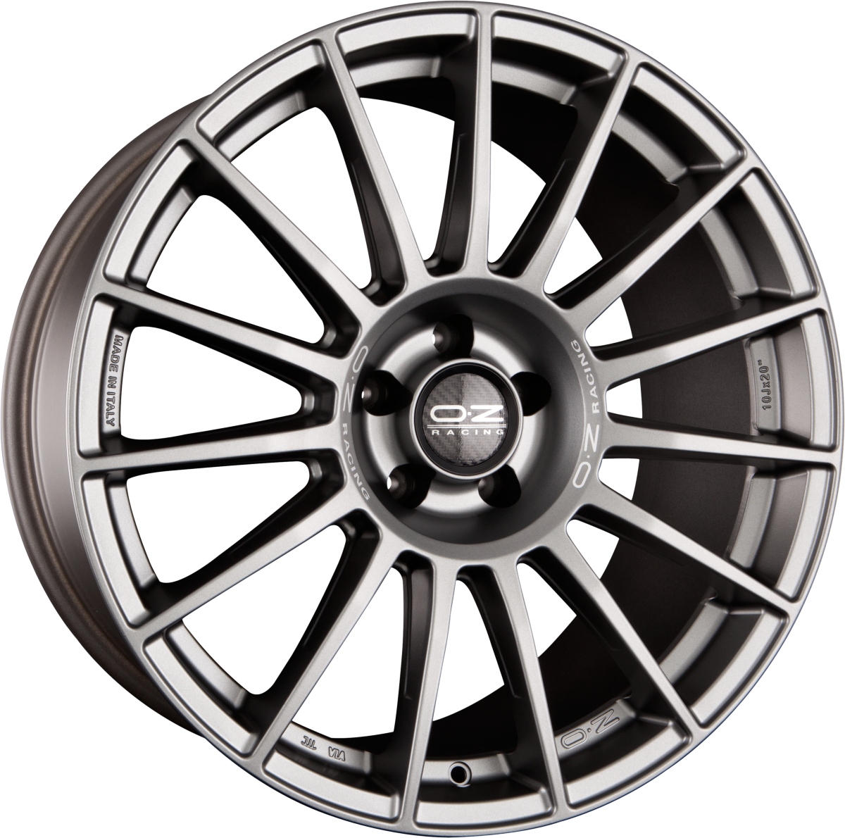 OZ Superturismo Dakar matt graphite Alufelge 9x21 Zoll ET25 LK 5x120 ML79 – Bild 5