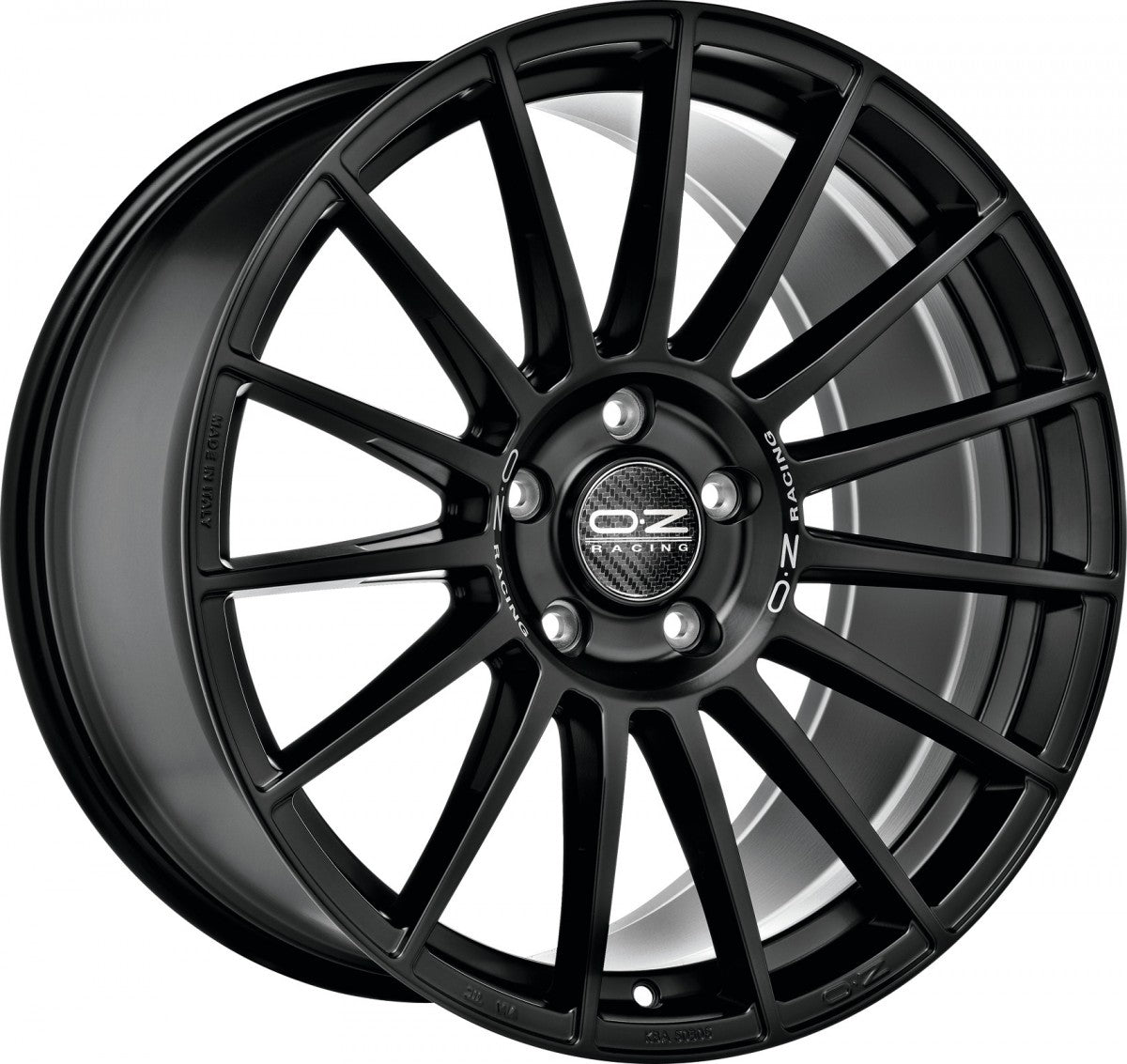 OZ Superturismo LM matt black Alufelge 8.5x19 Zoll ET38 LK 5x112 ML75