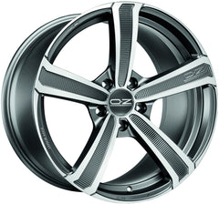 OZ Montecarlo HLT matt dark graphite polished Alufelge 11x20 Zoll ET48 LK 5x130 ML71.56
