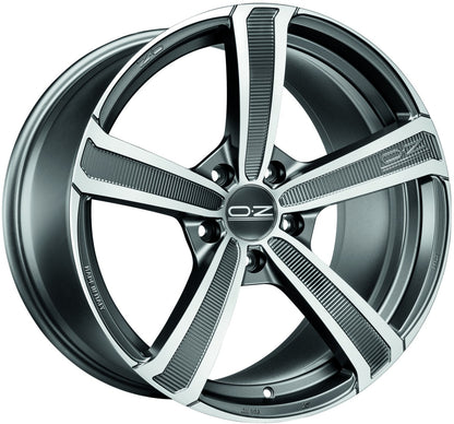 OZ Montecarlo HLT matt dark graphite polished Alufelge