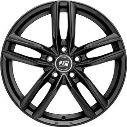 MSW 26 matt dark titanium Alufelge 7.5x17 Zoll ET45 LK 5x112 ML66.56 – Bild 2