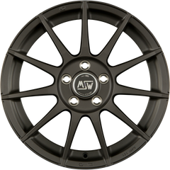 MSW 85 Matt Gun Metal Alufelge 7x17 Zoll ET35 LK 5x100 ML63.3