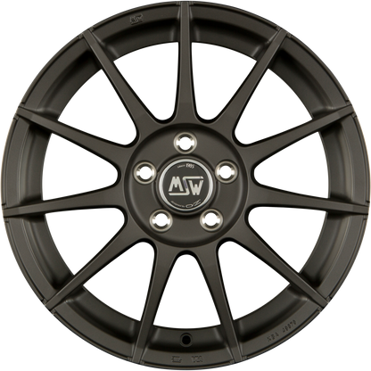MSW 85 Matt Gun Metal Alufelge 7x17 Zoll ET35 LK 5x112 ML73.1