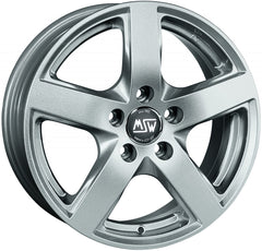 MSW 55 full silver Alufelge 6.5x16 Zoll ET41 LK 5x115 ML70.2