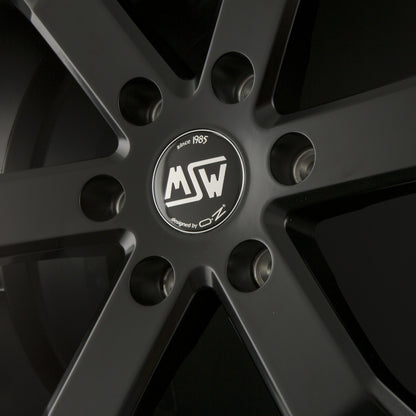 MSW 46 Matt Black Full Polished Alufelge 7.5x17 Zoll ET50 LK 6x139.7 ML93.1 – Bild 5