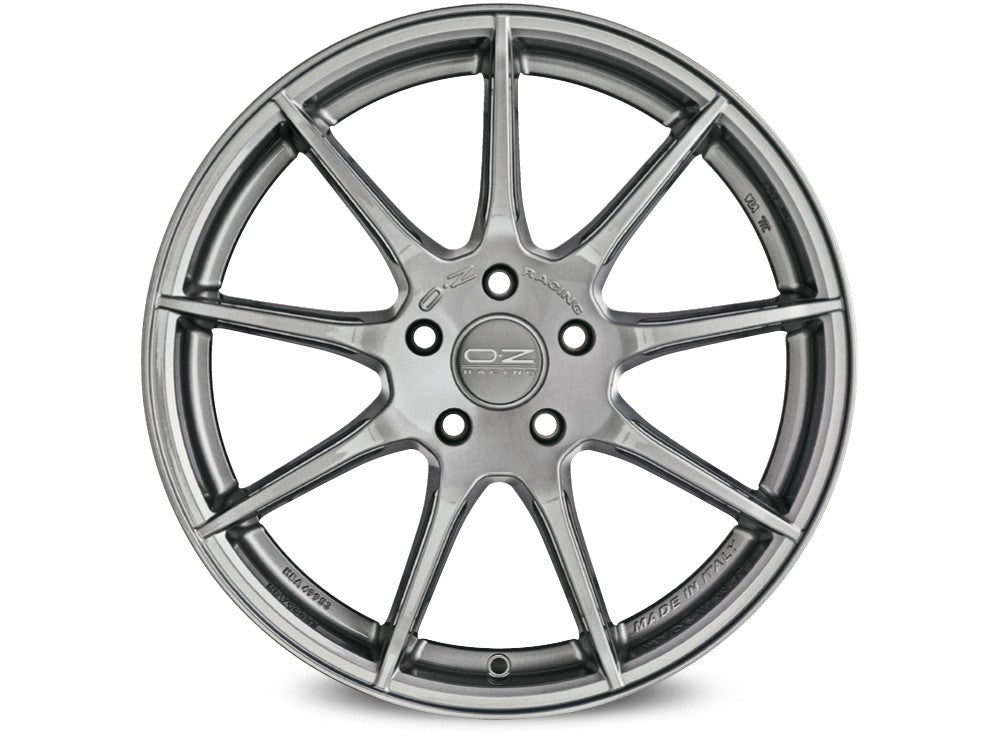 OZ Omnia grigio corsa bright Alufelge 8x18 Zoll ET35 LK 5x112 ML75 – Bild 2