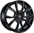 MSW 27 gloss black Alufelge 7.5x18 Zoll ET48 LK 5x112 ML73.1