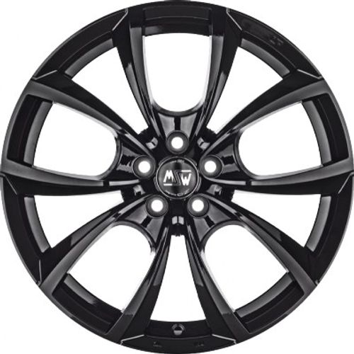 MSW 27 gloss black Alufelge 7.5x18 Zoll ET48 LK 5x112 ML73.1 – Bild 2