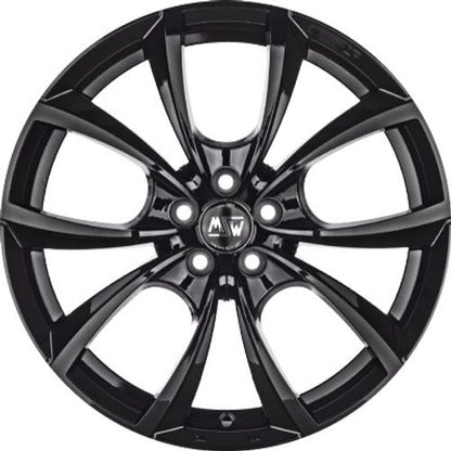 MSW 27 gloss black Alufelge 7.5x18 Zoll ET48 LK 5x112 ML73.1 – Bild 2