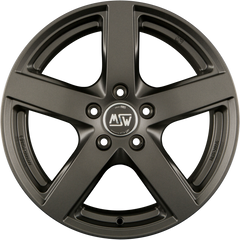 MSW 55 Matt Dark Grey Alufelge 7.5x17 Zoll ET51 LK 5x112 ML57.1