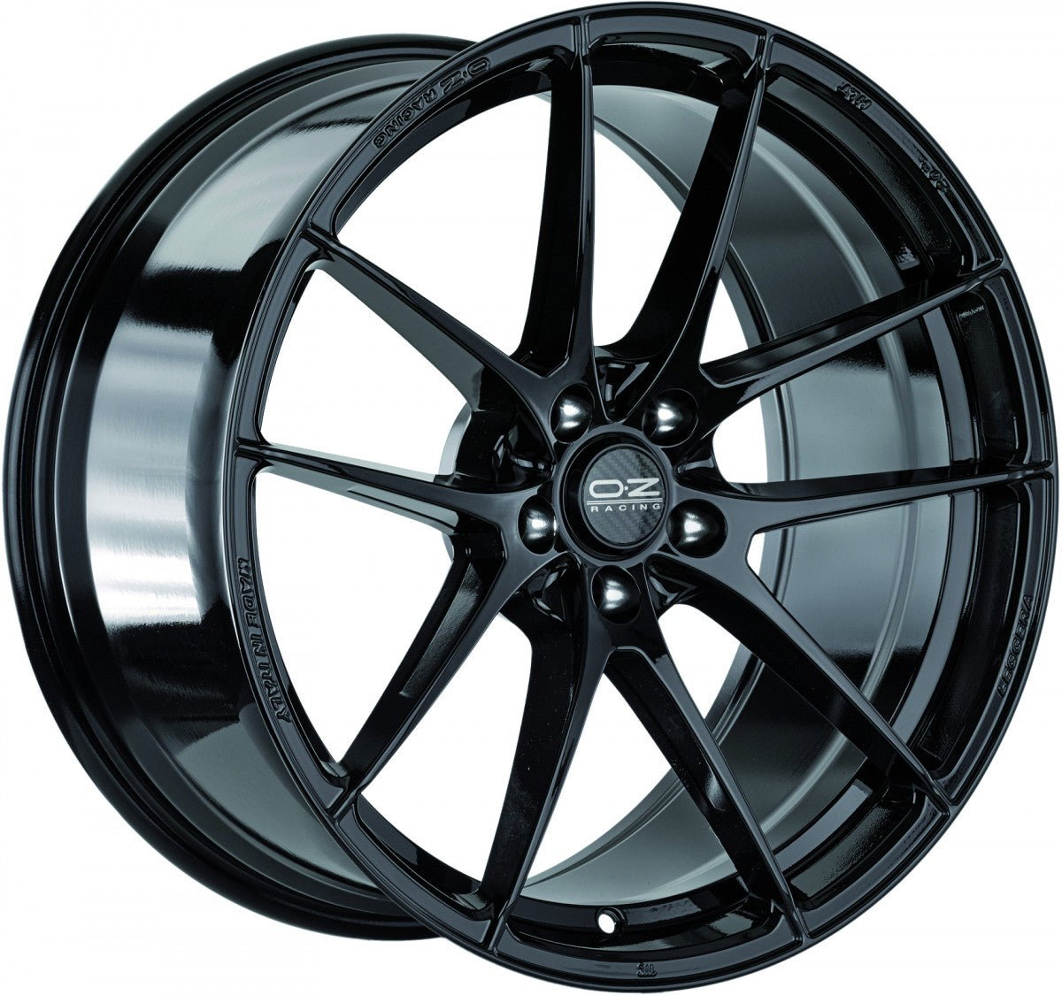 OZ Leggera HLT gloss black Alufelge 8x18 Zoll ET35 LK 5x112 ML75