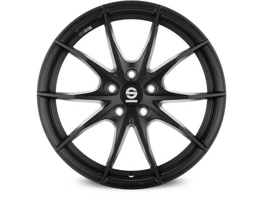 Sparco Trofeo 5 matt black Alufelge 7.5x17 Zoll ET45 LK 5x108 ML73.1 – Bild 2