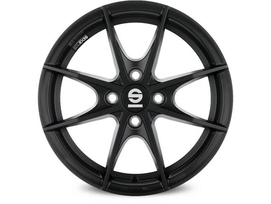 Sparco Trofeo 4 matt black Alufelge 6.5x16 Zoll ET37 LK 4x100 ML63.3 – Bild 2