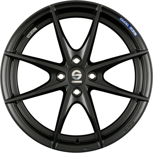 Sparco Trofeo 4 Matt Black Alufelge 6.5x16 Zoll ET42 LK 4x100 ML63.3